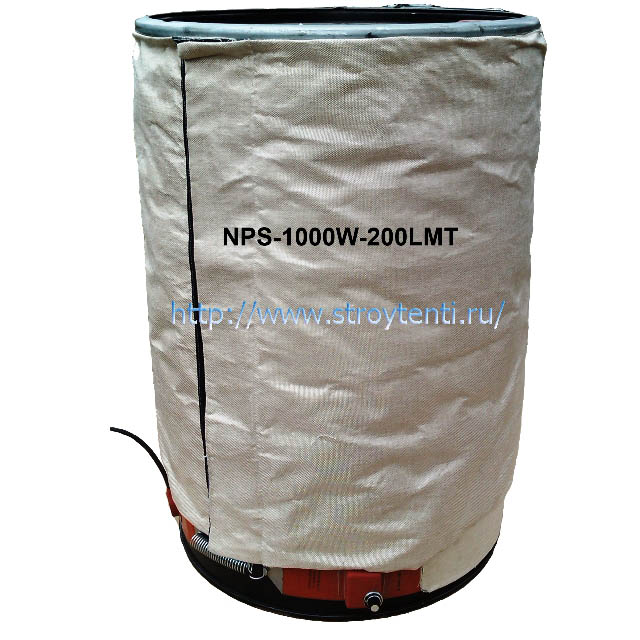 Нагреватель поясной силиконовый с термочехлом NPS‑1000W‑200LMT